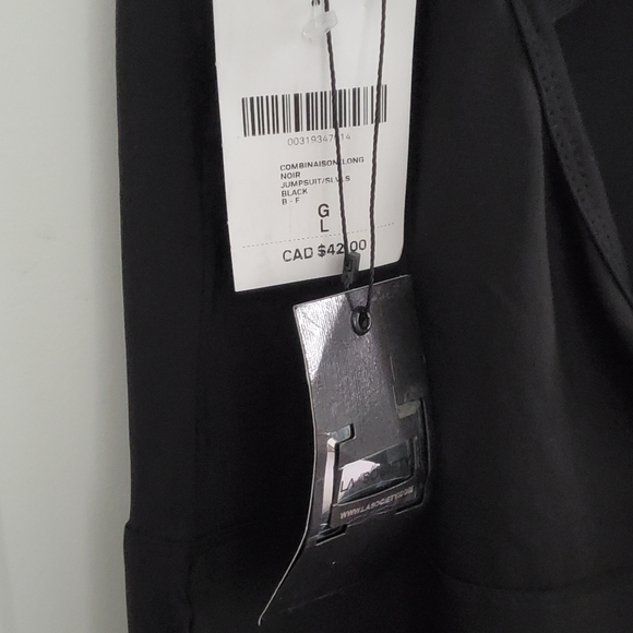 LA Society Black harmony jumpsuit,size: L - Picture 9 of 9